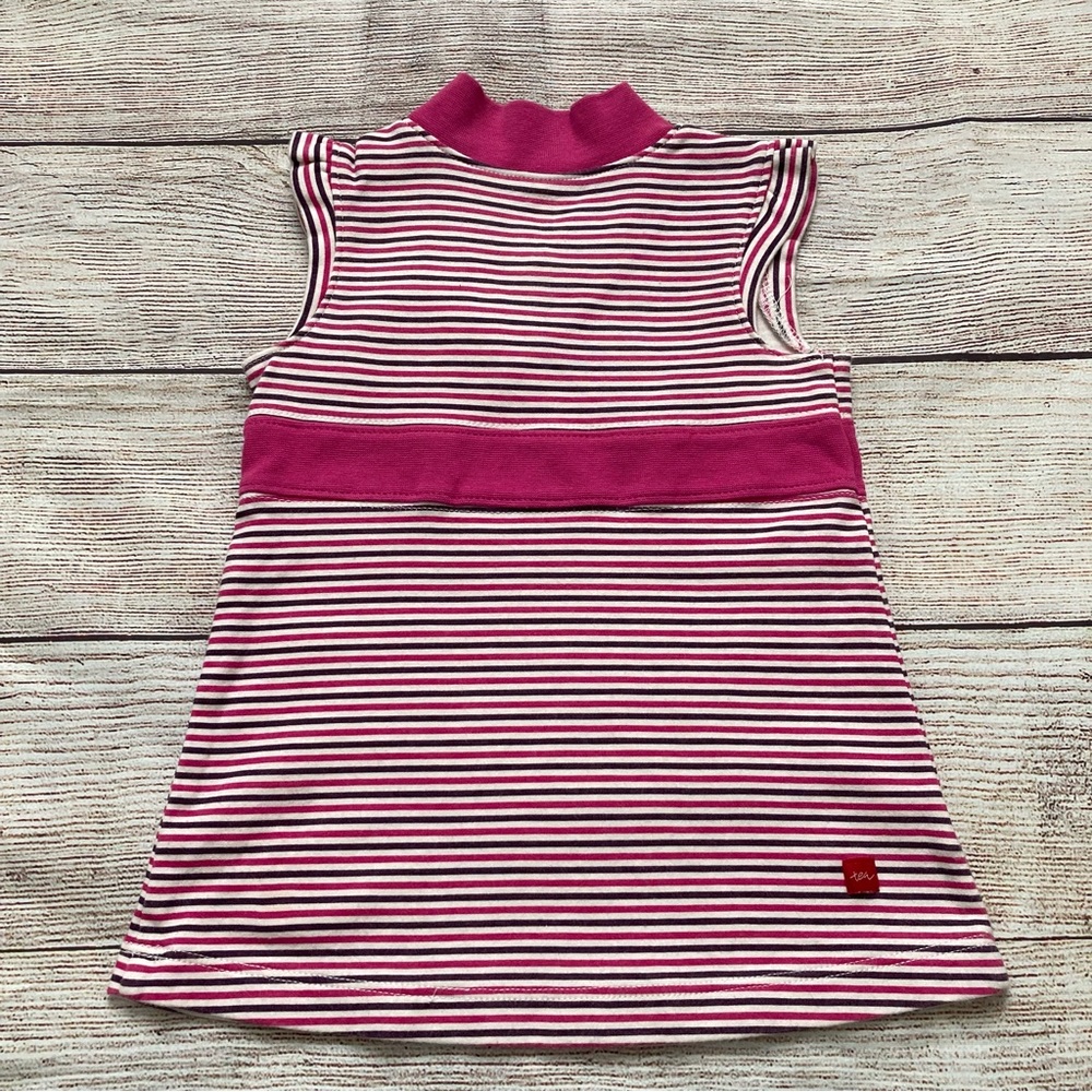 Tea Collection Flutter Sleeve Destination Brazil Dress Girls Size Small 6-12 mo - Picture 3 of 5